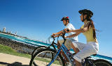 Biken am  Gold Coast Oceanway Queensland